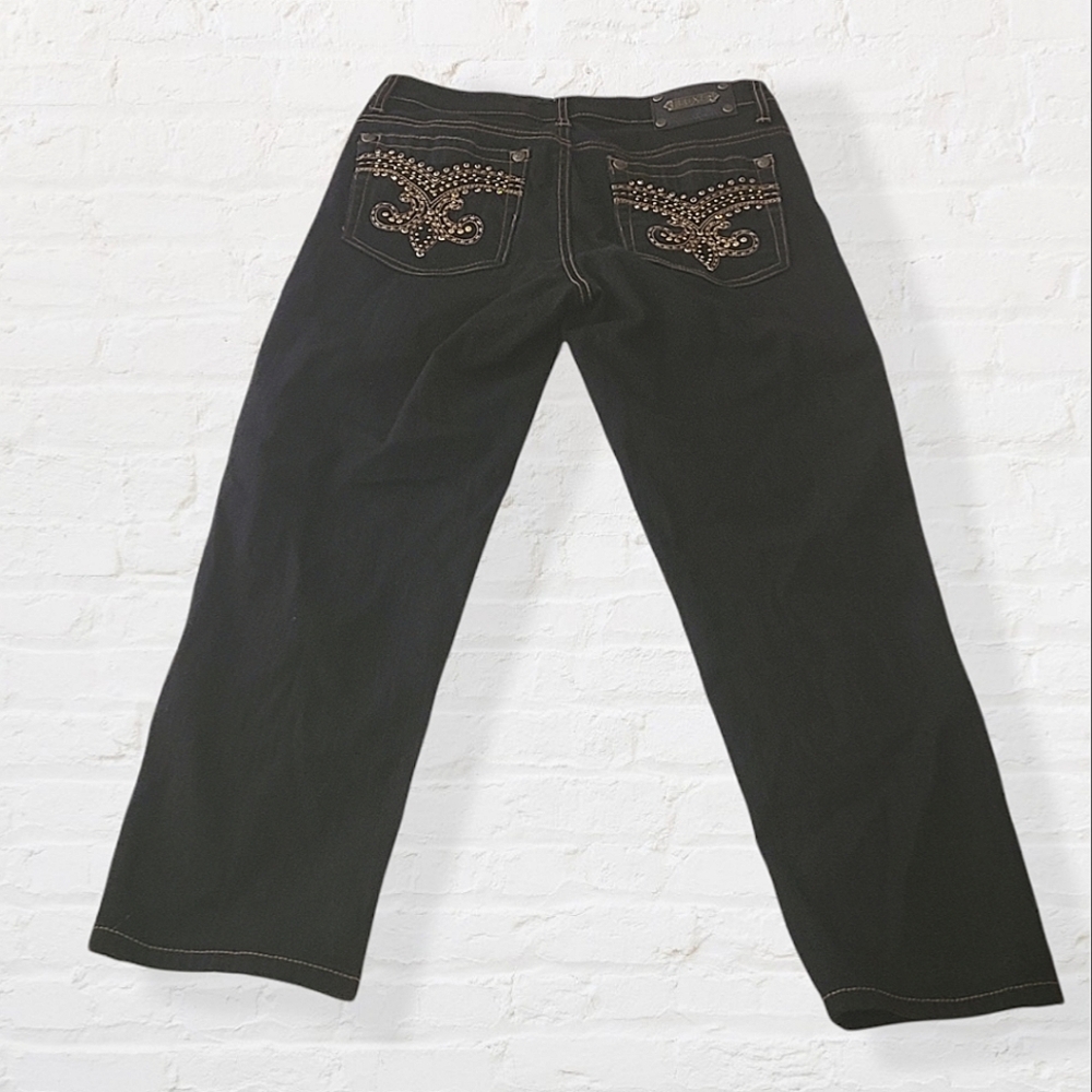 Tru Luxe Mid-Rise Cropped Jeans, SZ 26/2
